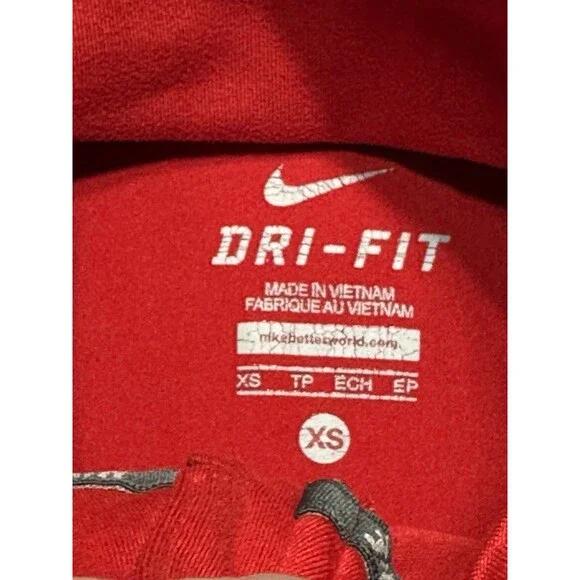 Ball State Cardinals Tennis Nike Pullover Women's XS Element 1/2 Zip Dri Fit - Picture 5 of 12